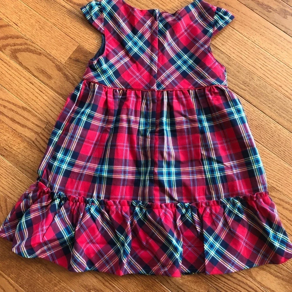 Nautica red plaid jumper